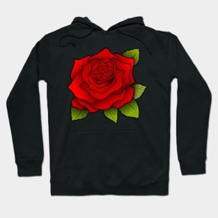 Big Red Rose Hoodie